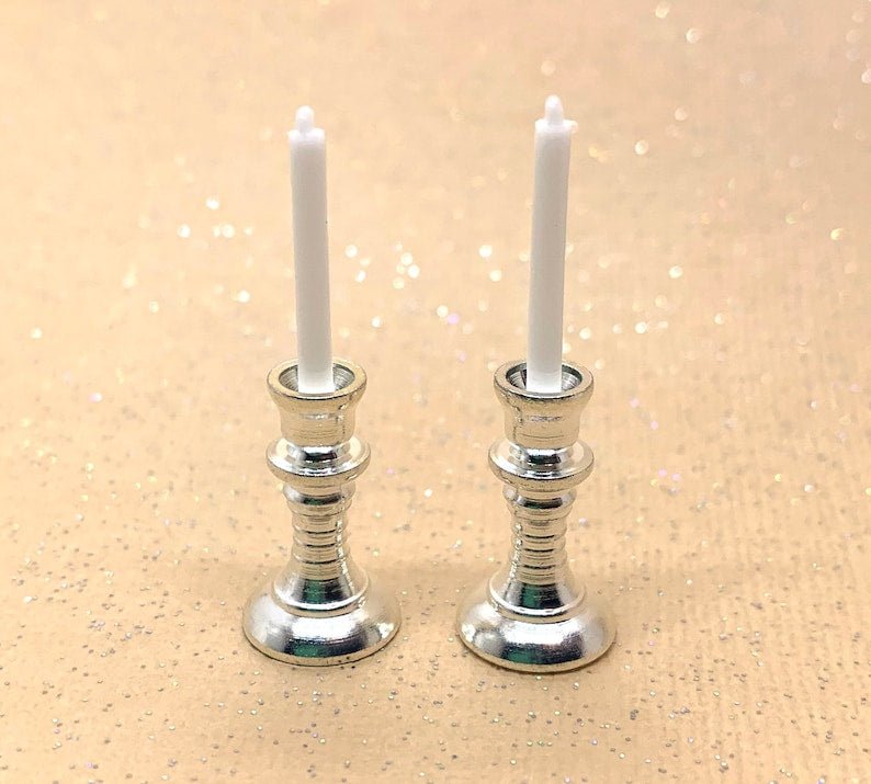 Candle Stick and Holder Set of 2