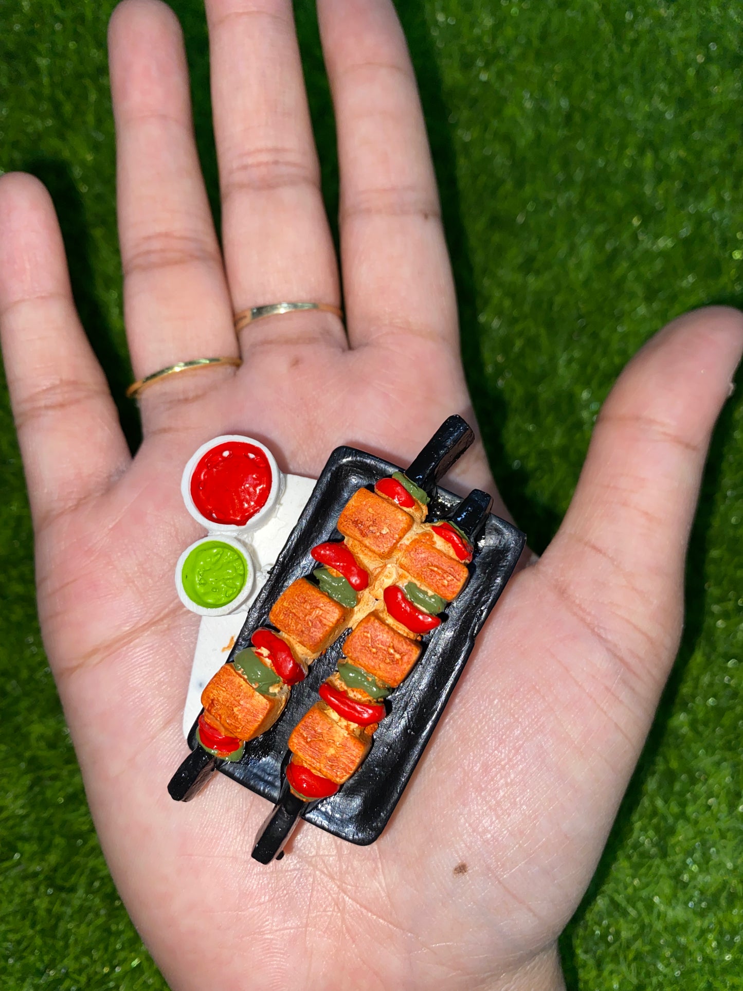 Panner tikka fridge magnet