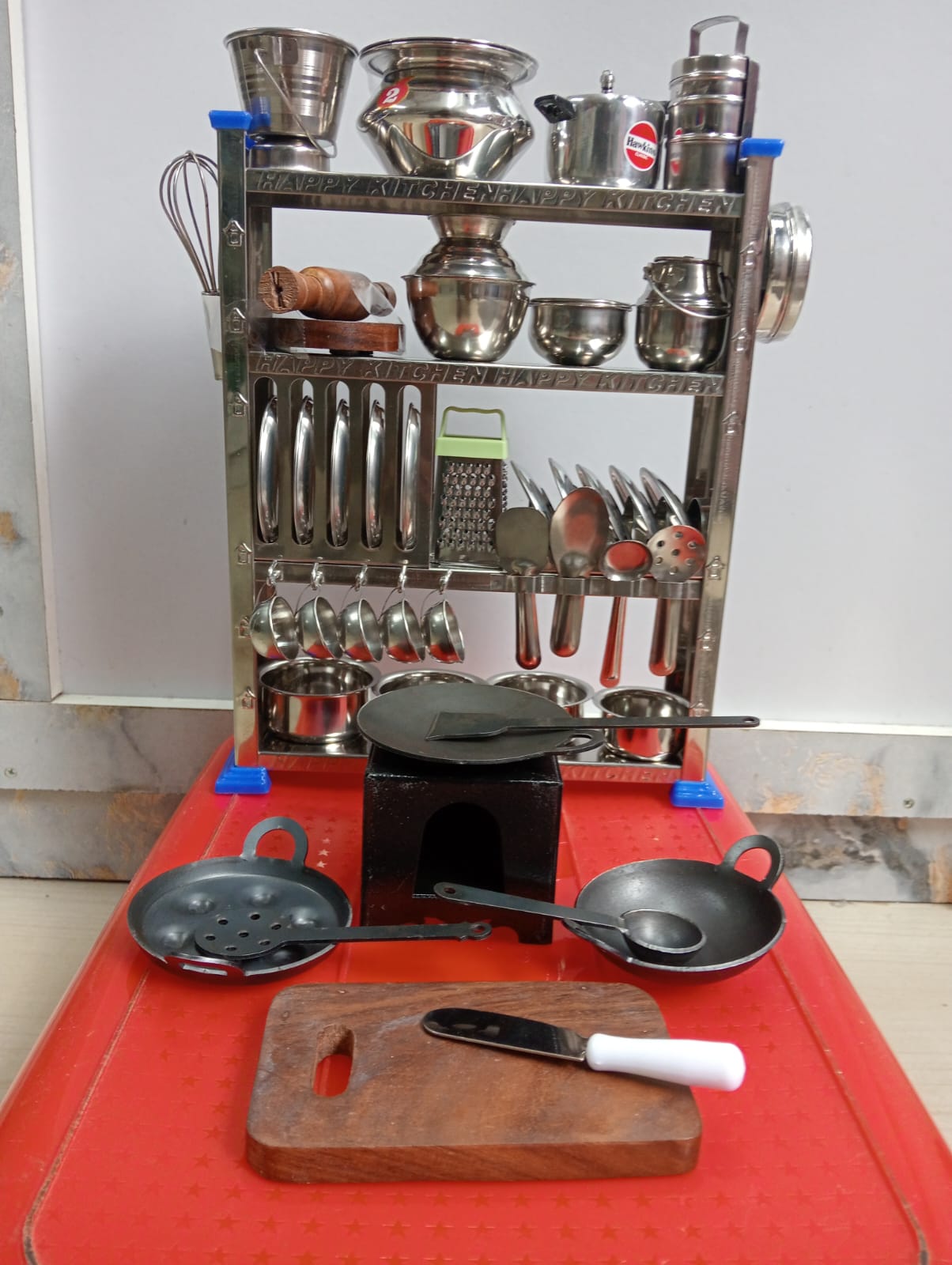 Medium stand with iron small