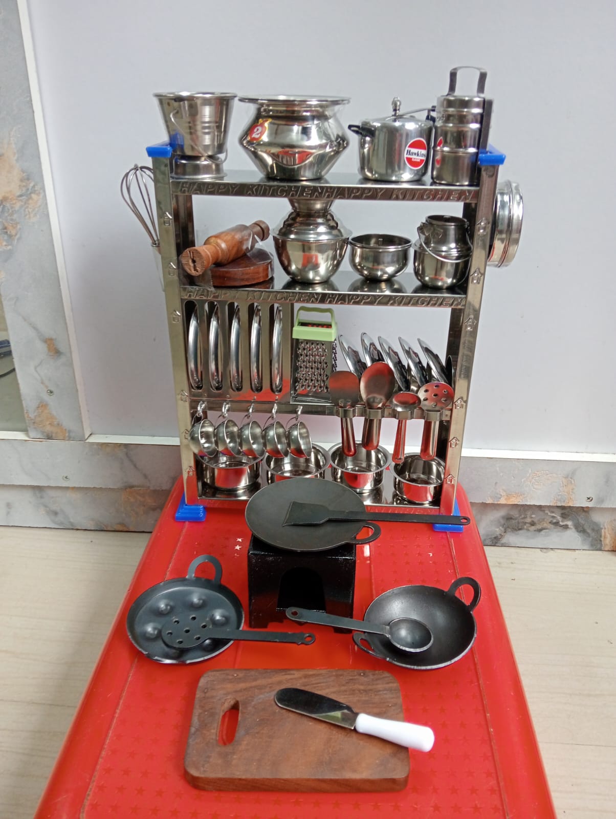 Medium stand with iron small