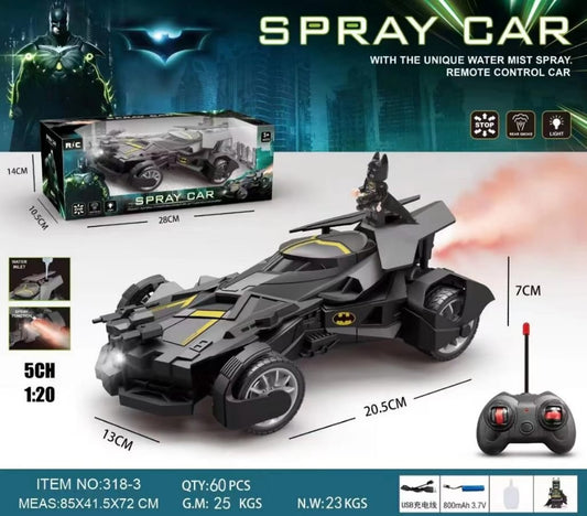 Bat Man Remote Smoke Car