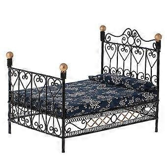 Iron cot black