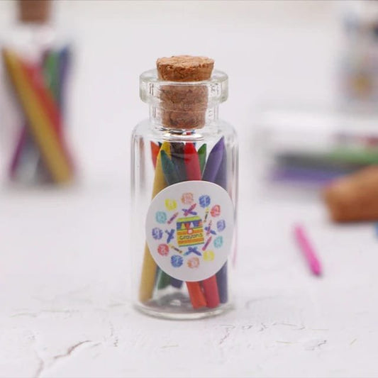 Glass Bottle Crayons