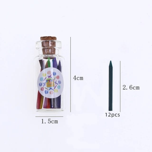 Glass Bottle Crayons