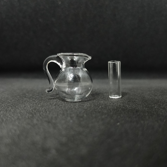 Glass Water Jug with Glass