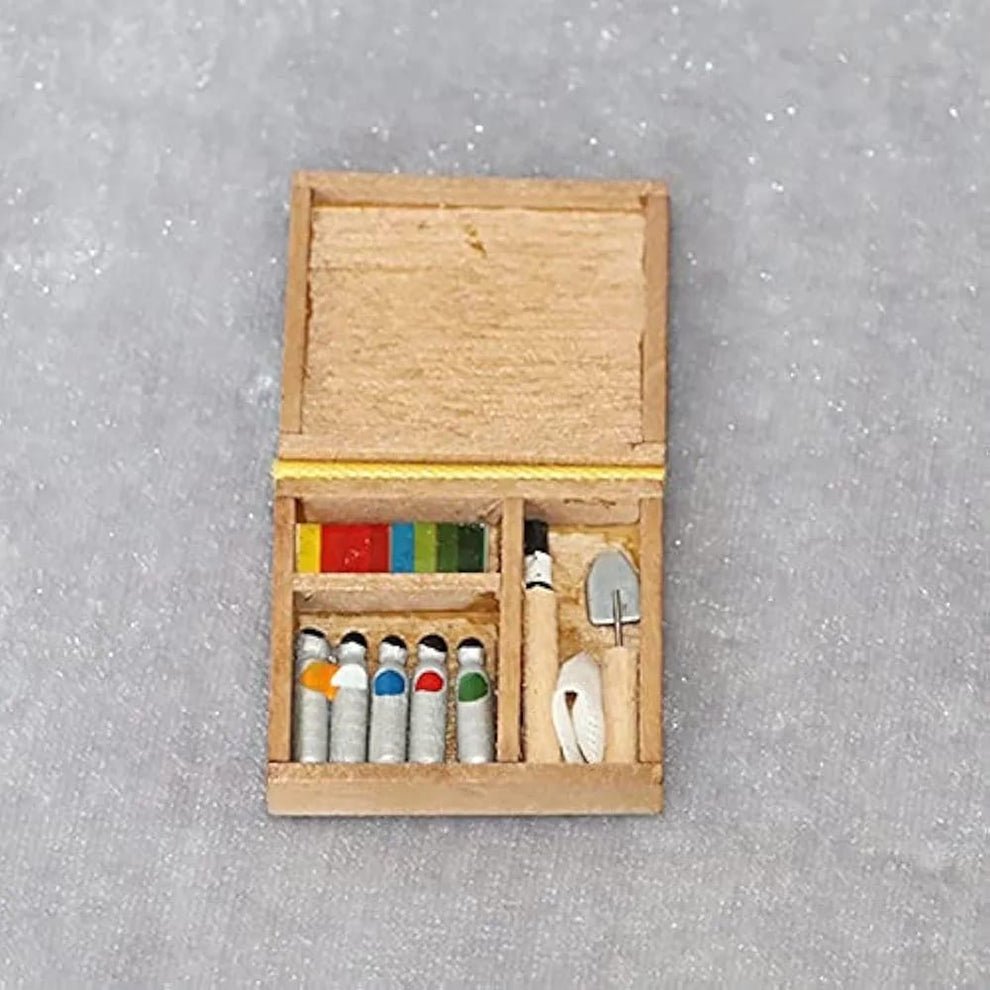 Wooden Paint Kit Box