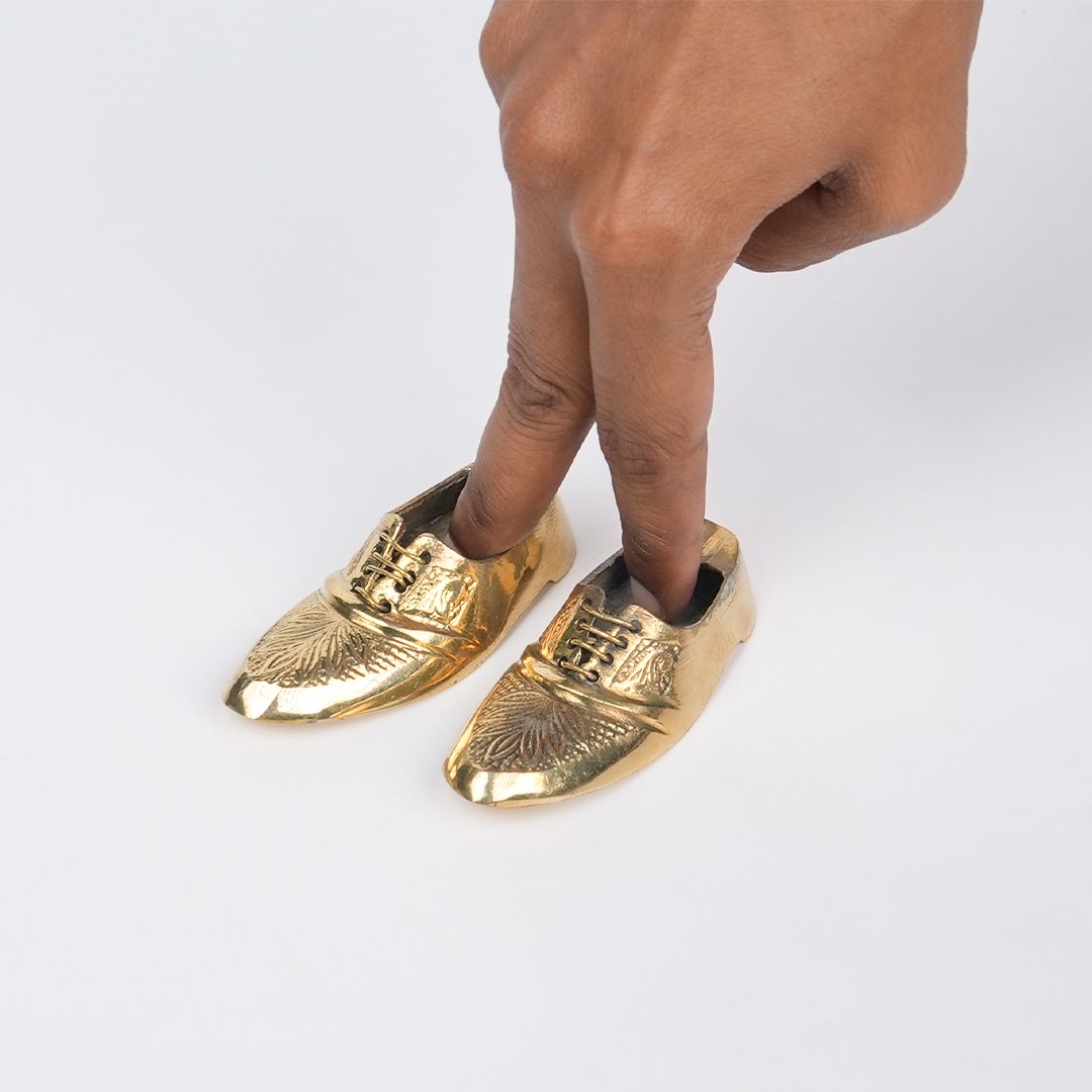 Brass Shoes pair