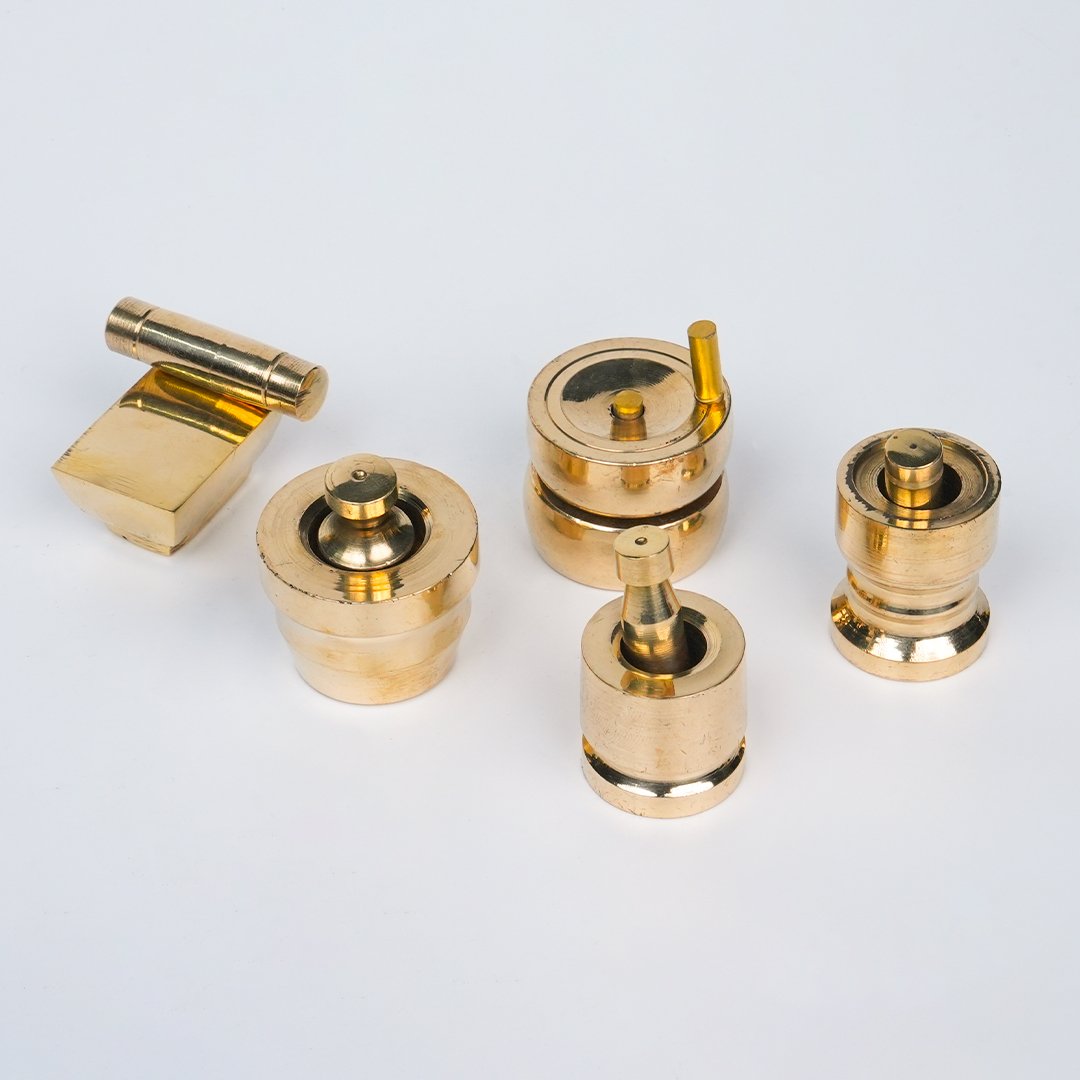 Brass Traditional grinder set 5pcs