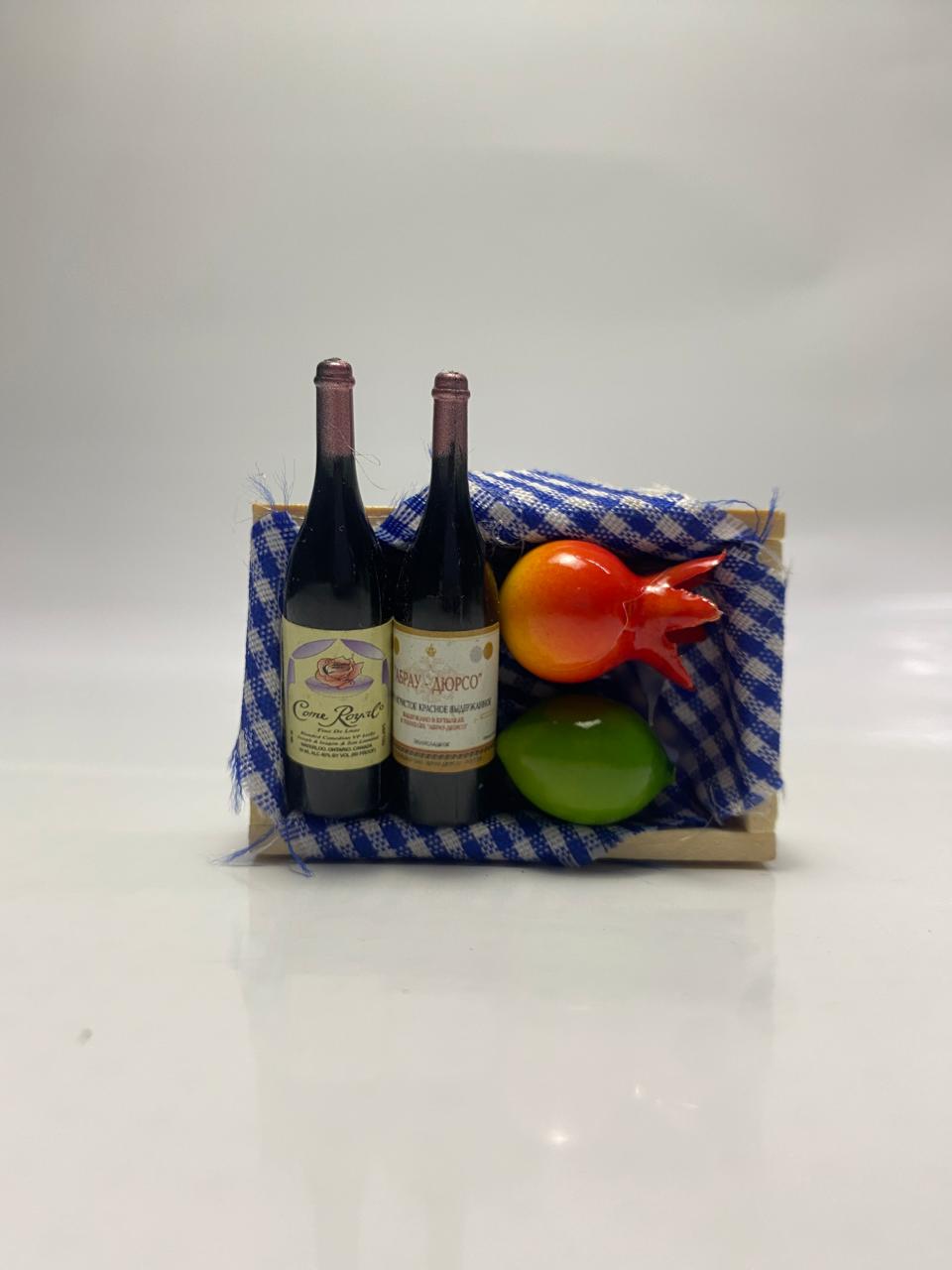 Wine fruits set