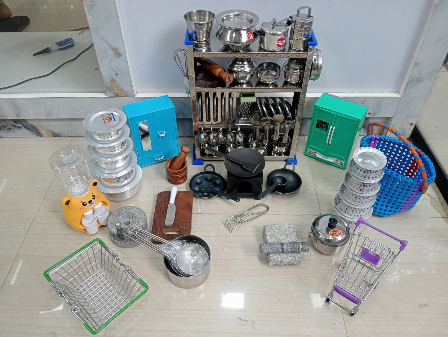 Medium set with all cover real cooking