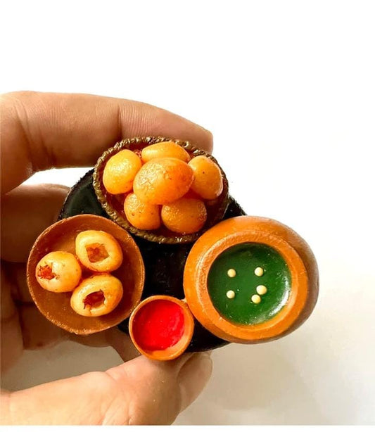 Pani Puri Fridge Magnet