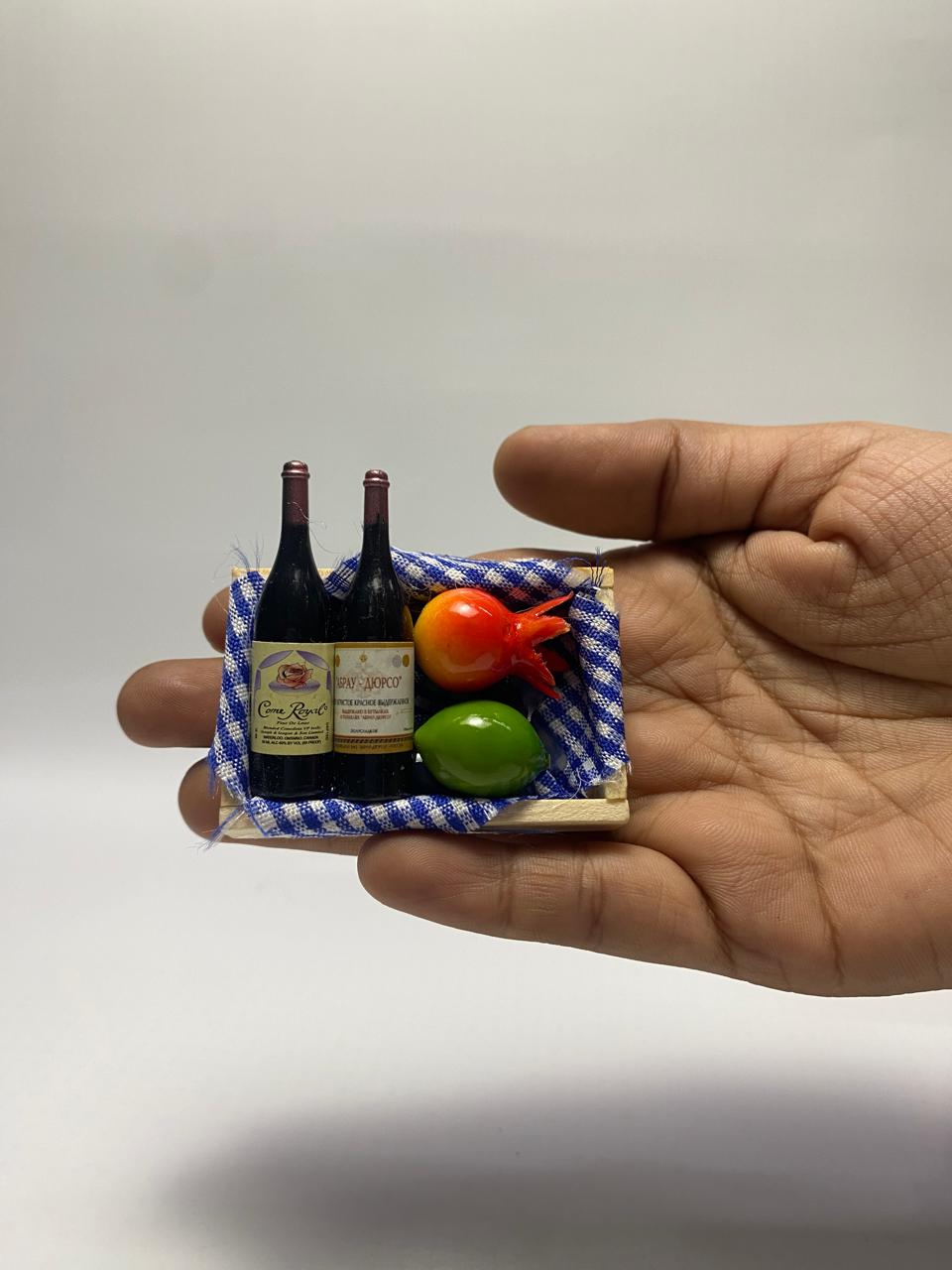 Wine fruits set
